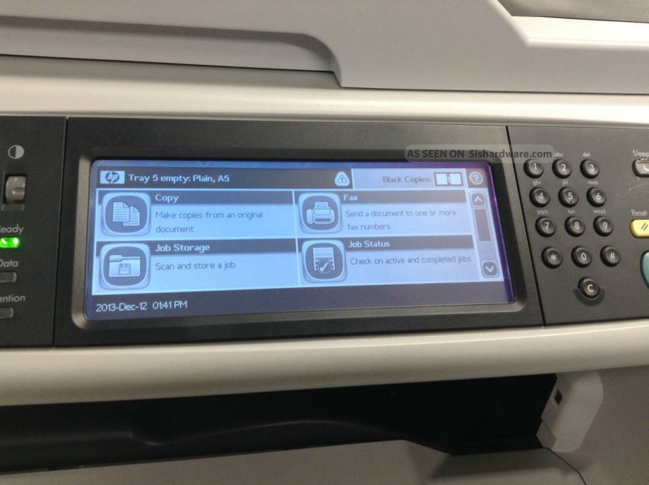 HP Color LaserJet CM6040 MFP Printer + Finisher (Stapler / Stacker)