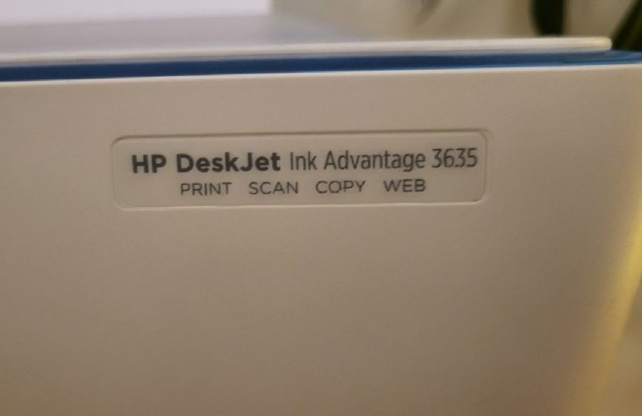 Printer HP Deskjet 3635 All in one
