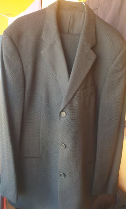 Original Hugo Boss odijelo ( sivo sa sitnim uzorkom) vel.54