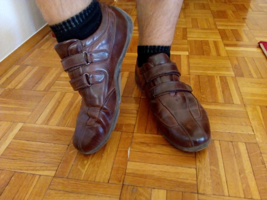 Franco muške kožne smeđe cipele