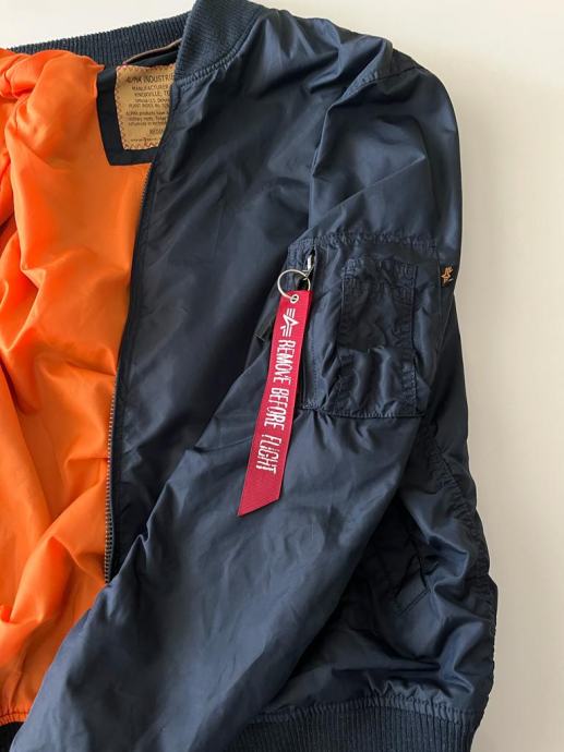 Alpha Industries MA-1 TT Bomber Jacket Rep Blue