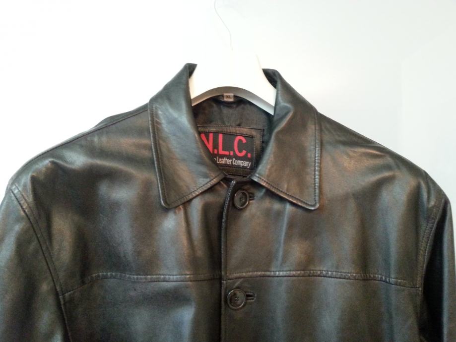 Kožni kaput / duga kožna jakna NLC Nashville Leather Company