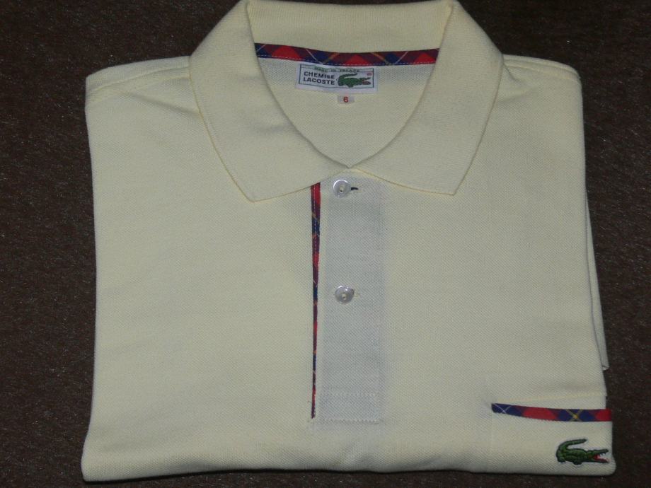 LACOSTE Pique Polo vel.6 Made in France