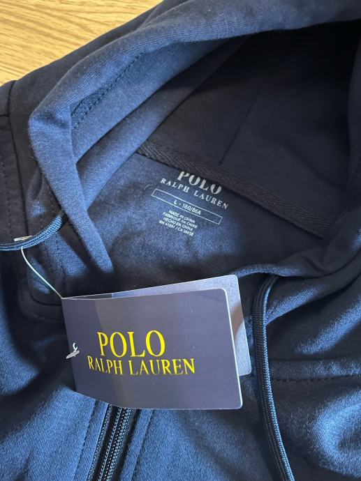 Ralph Lauren POLO by Ralph Lauren zip-up jacket, men's size M Nylon navy blue type Vintage Second Hand main image 0