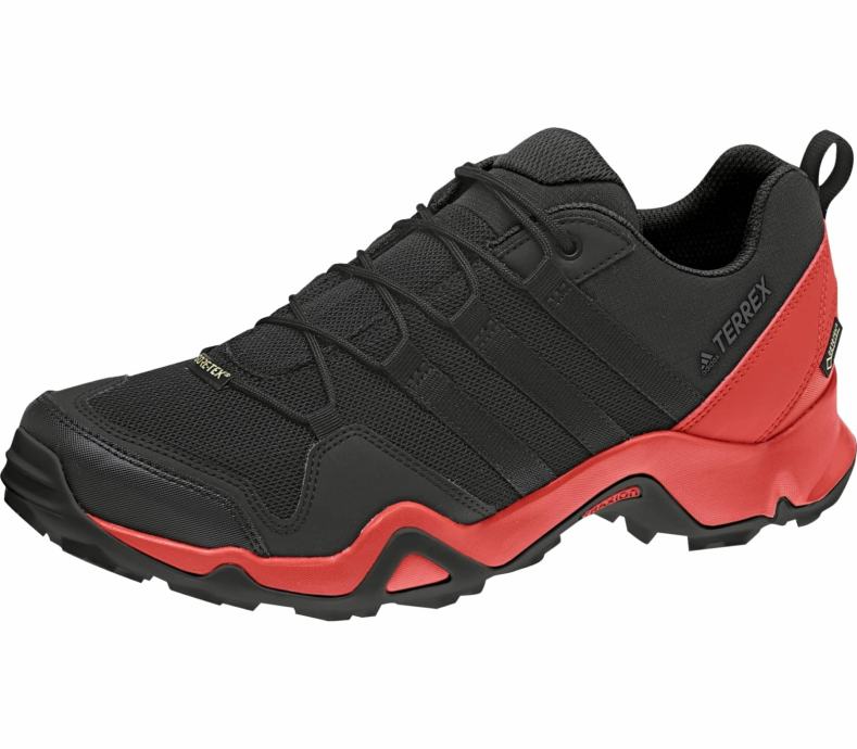 adidas TERREX AX2R GTX hiking shoes black orange
