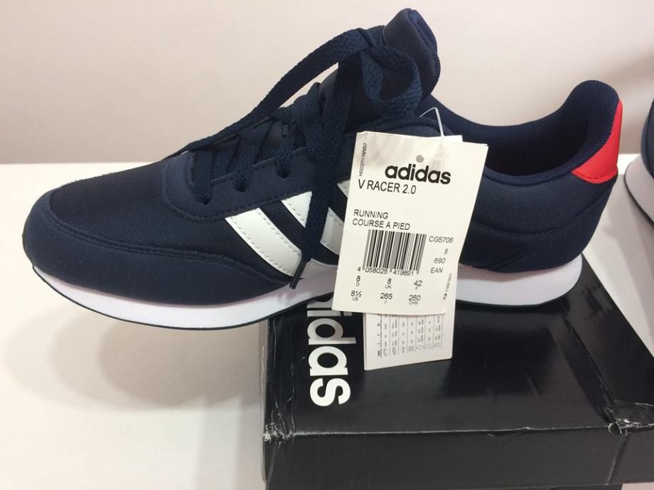 adidas v racer red