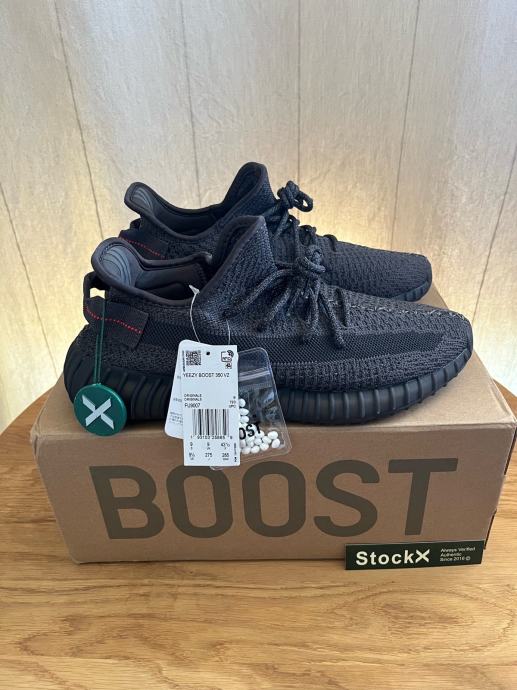 V2 Static Black Stockx Yeezy 350 Black Reflective Static