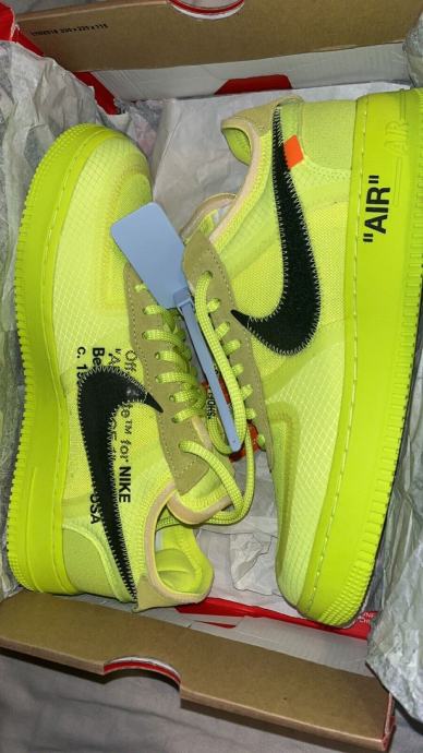 off white x air force 1 volt