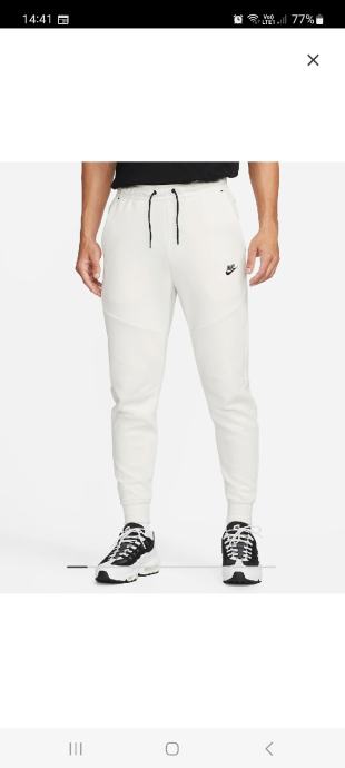 Nike tech fleece muska trenirka(donji dio)-bijela 2XL