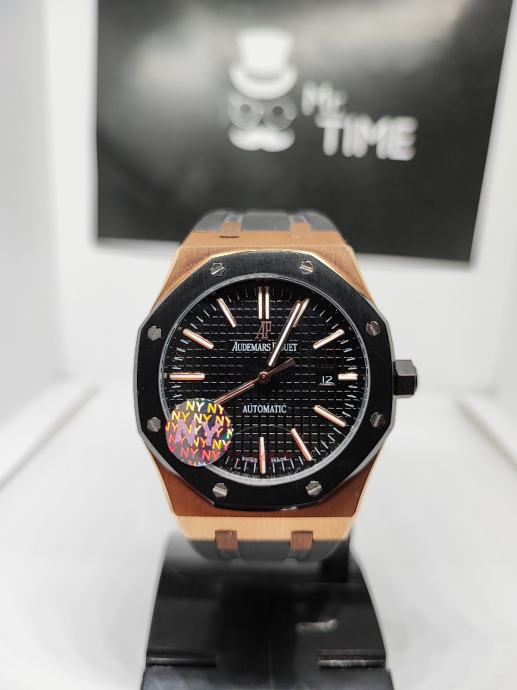 Bracelet Caoutchouc Pour Audemars Piguet Royal Oak - 27/18 - Noir - Occasion