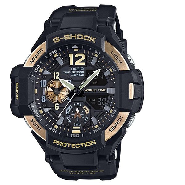 CASIO G-SHOCK GA-1100GB-1ADR GRAVITY MASTER MEN'S