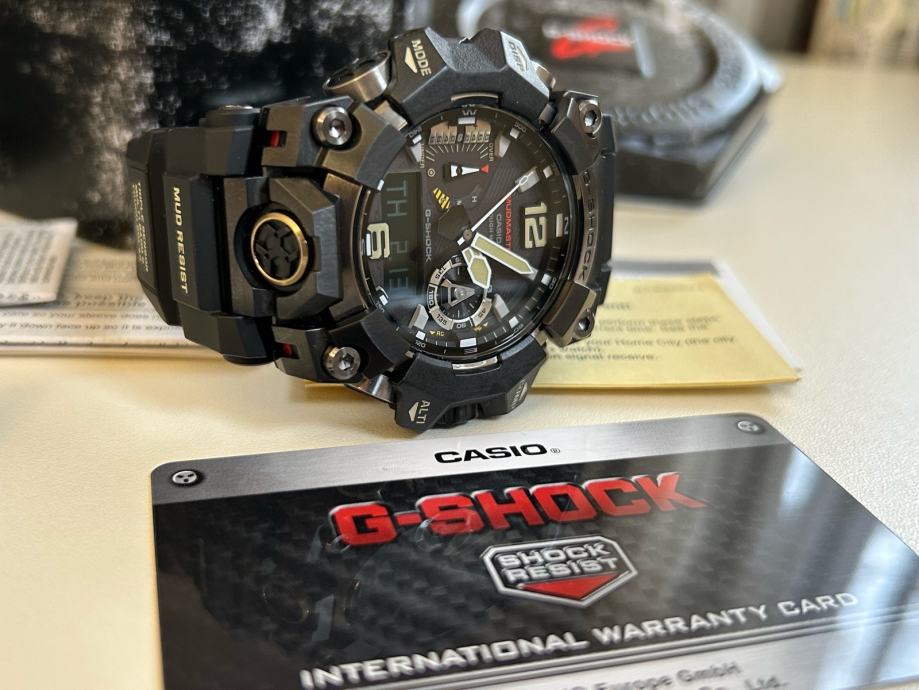 Cinturino in resina mimetica adatto for Casio G-SHOCK GWG-1000 Mudmaster Fascia di ricambio da uomo Retrofitting Accessori for orologi (Color : GWG-Camo Red-S, Size : GWG1000