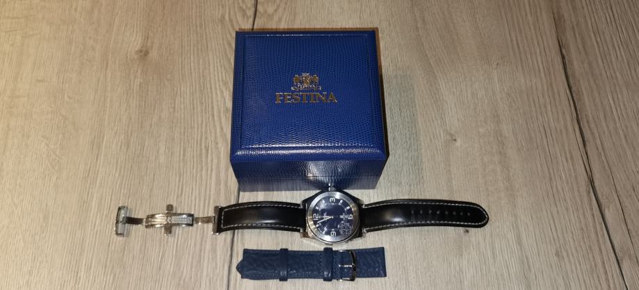Montre Bracelet Festina Automatique Et Quartz (dual Time) - Modèle Manhattan - Occasion
