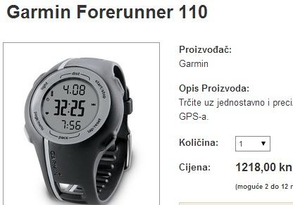Garmin Forerunner 110 - Zadnja cijena!!! 100€