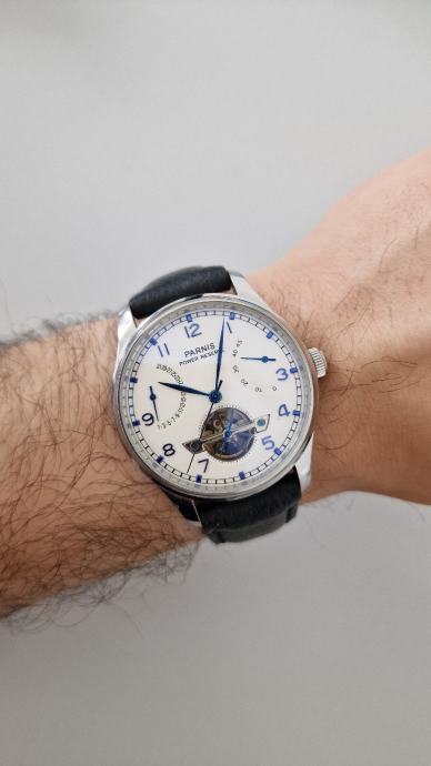 Parnis automatic power reserve