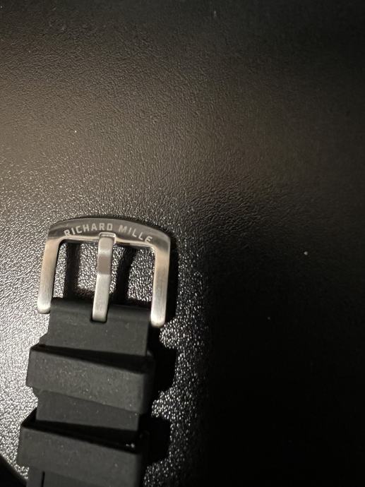 Bracelet En Caoutchouc Pour Montre Richard Mille RM30 (et Modèles RM35-01, RM35-02, RM55) - Couleur Gris - OEM Neuf Avec Étiquettes