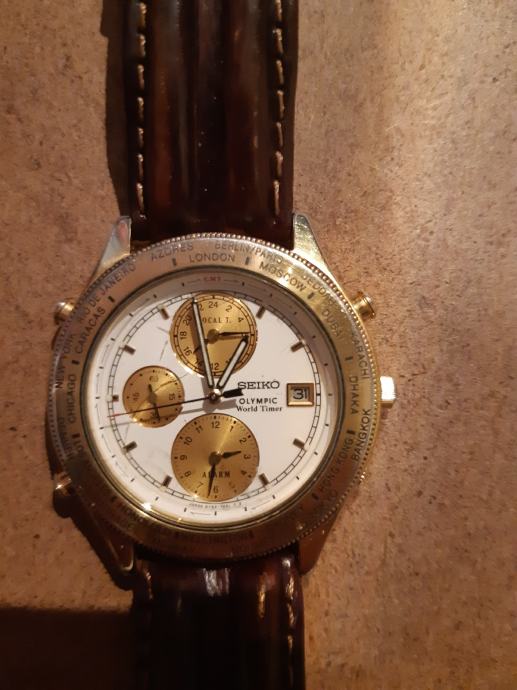 Seiko Olympic world timer