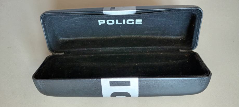 Étui à Lunettes Vintage De La Marque Police - Similicuir Noir - Pour Femme - Occasion