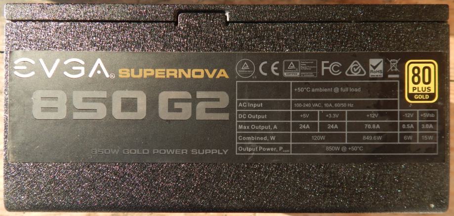 EVGA 850G2 PC napajanje