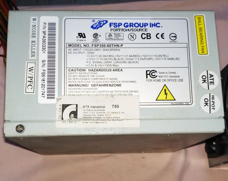 Alimentatore Universale FSP/Fortron 65W Per Notebook – 100-240V, 8 Punte Intercambiabili, Borsa Inclusa