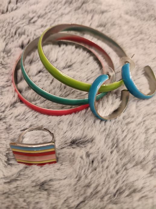 nakit - set narukvica, naušnice, prsten