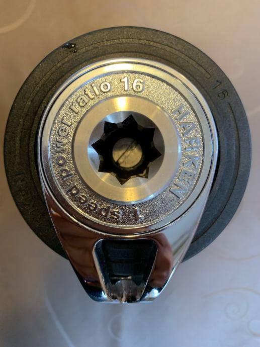 Harken winch 1 speed power ratio 16