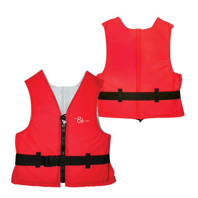 Prsluk Fit&Float za spašavanje. ISO12402-5,50N,70-90kg,crvena