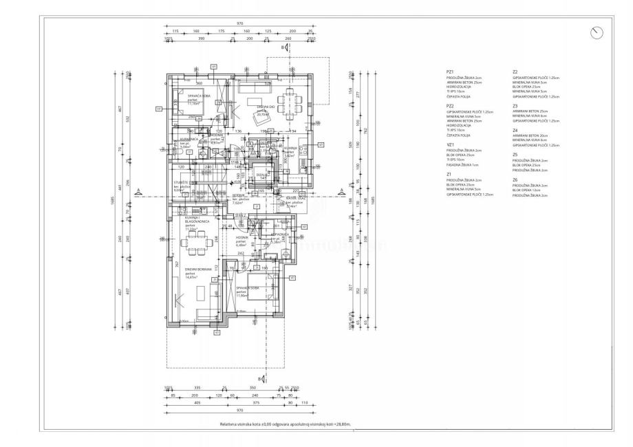 Apartmani u novogradnji s pogledom na more, Zadar Diklo (prodaja)