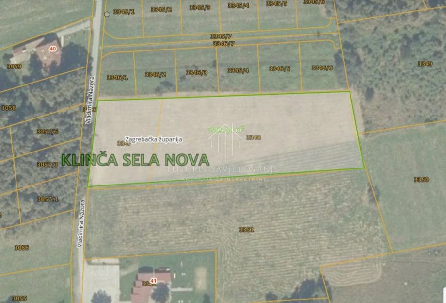 Donja Zdenčina, zemljište PARCELACIJA