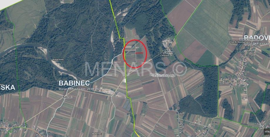 POLJOPRIVREDNA ZEMLJIŠTA 11403 m2, KRIŽOVLJAN RADOVEČKI