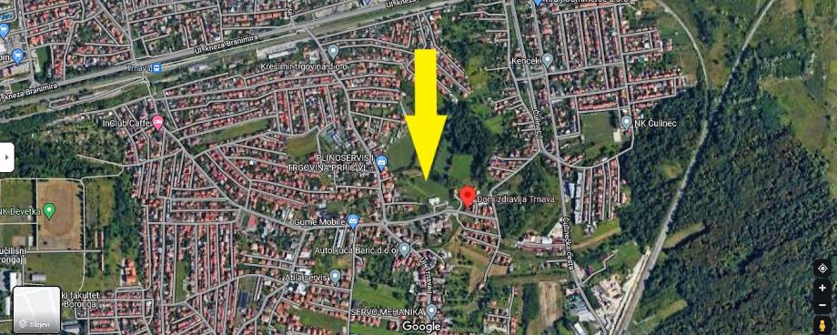 Građevinsko zemljište, Zagreb (Trnava), 6427 m2-M1 namjena