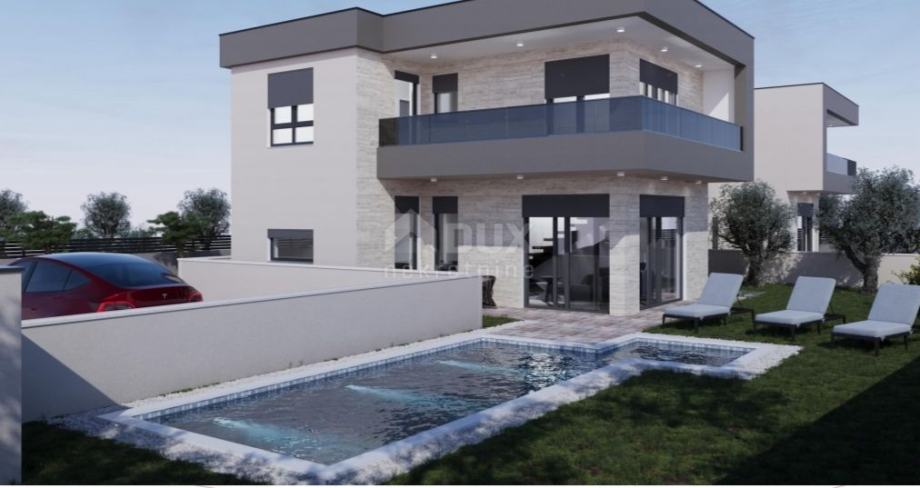 ISTRA, MEDULIN - Moderna duplex kuća sa bazenom! (prodaja)