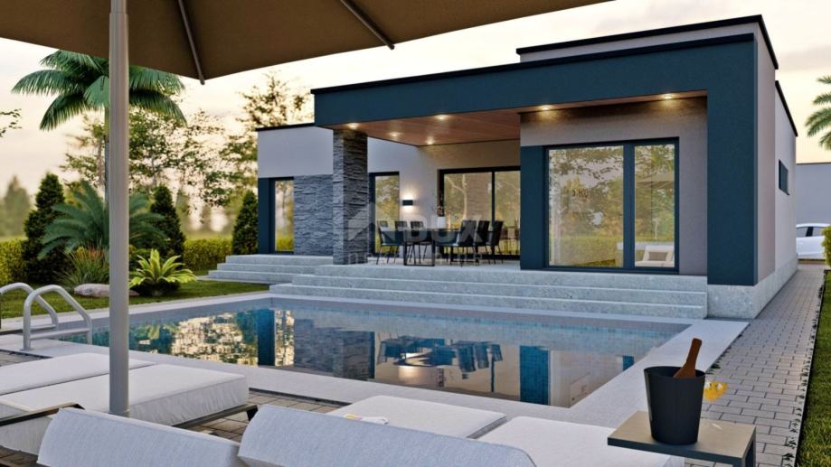 ISTRA, POREČ - Kuća modernog dizajna s bazenom (prodaja)