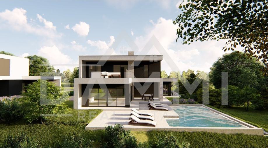 ISTRA, SVETVINČENAT - Moderna samostojeća kuća s bazenom (prodaja)