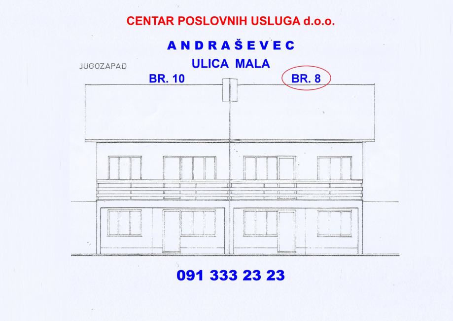 Kuća: Andraševec, 80.00 m2 (prodaja)