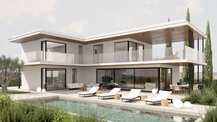 Kuća: Istra, Kaštelir ,kuća sa bazenom ,novogradnja 194 m2 (prodaja)