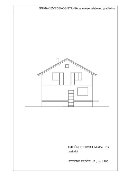 Kuća Istočni Trojvrh, 166.00 m2 (prodaja)