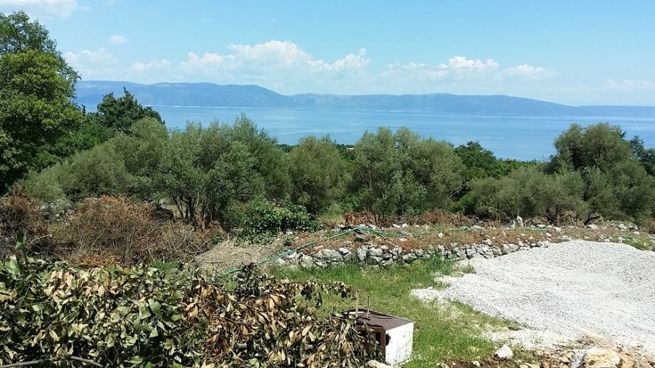 Nekretnine u Istri, Labin-Rabac okolina, građevinsko zemljište sa pogl