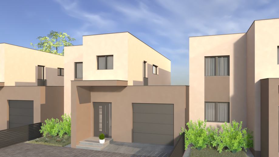 NOVOGRADNJA kuća u nizu I- 162,01+ garaža+ okućnica od 276,50m2 (prodaja)