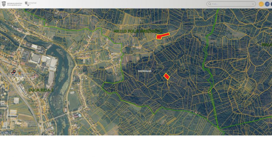 Poljoprivredno zemljište, Donje Mrzlo Polje Mrežničko, 5240 m2