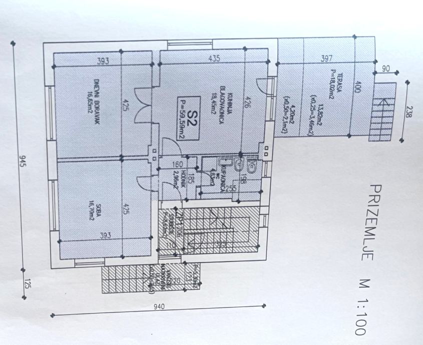 Prodaja, stan, Ravnice, Kolonija (Krešićeva), 77,61m2+25,23 m2+garaža ...