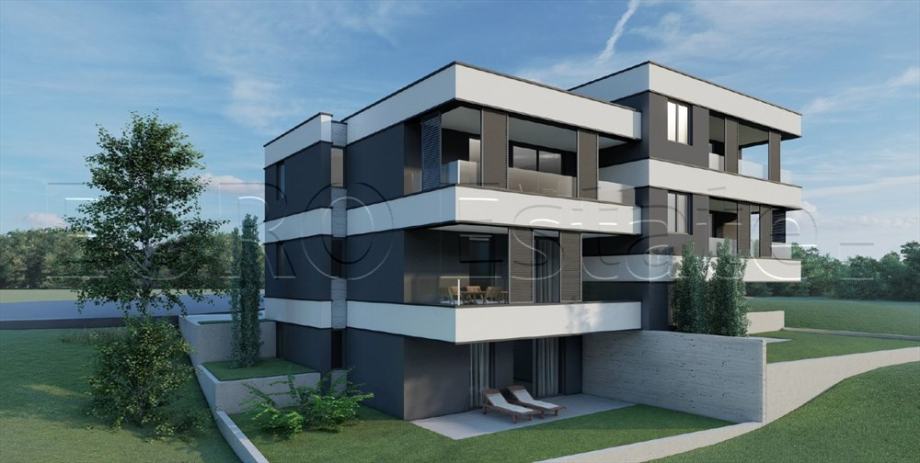 Šimuni: NOV, 3 - sobni stan površine 97,52 m2, terasa, vrt i parking! (prodaja)