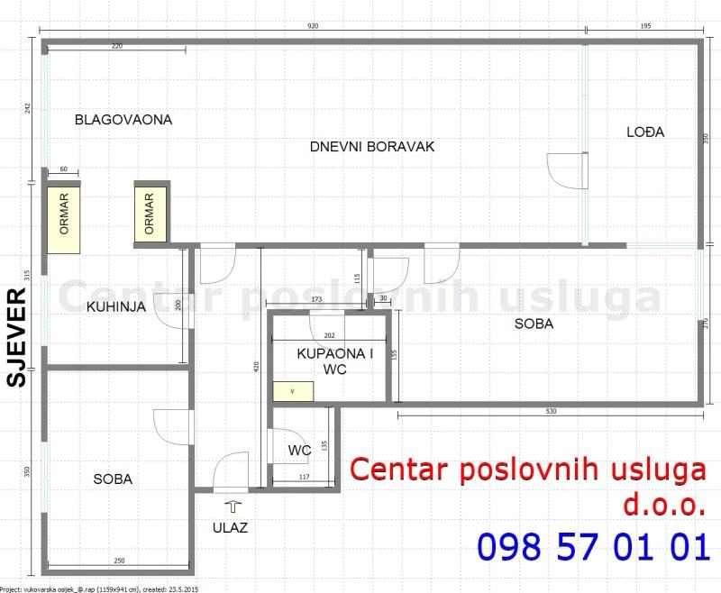 Stan: Osijek, 77.76 m2 i drvarnica 2 m2: POVOLJNO i Hitno (prodaja)