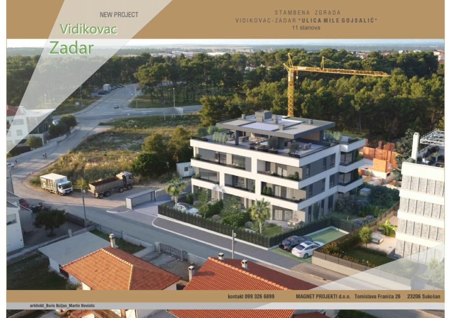 Stan Zadar, 50.52 m2, novogradnja (prodaja)