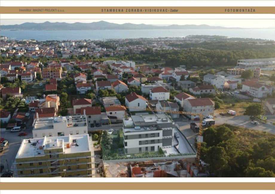 Stan Zadar, 63.74 m2, novogradnja (prodaja)
