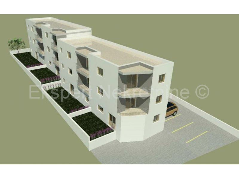Trogir,manji dvosoban stan 52 m2 u novogradnji,1.kat,lođa,parking (prodaja)