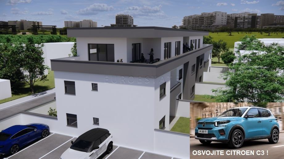 Varaždin: PENTHOUSE, 2-sobni, 52.50 m2, NOVOGRADNJA — slika 1