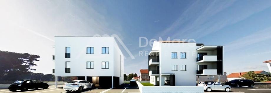 ZADAR -BOKANJAC - Novogradnja, Dvosoban stan 74 m2, Balkon, 2 Parkinga (prodaja)