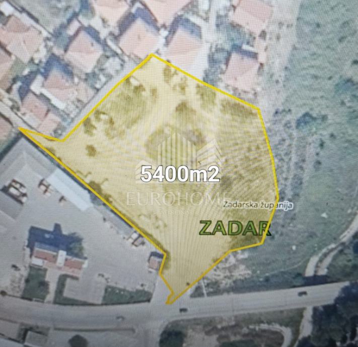 Zadar, PRILIKA ZA INVESTITORE,građ. zemljište 5.400m2