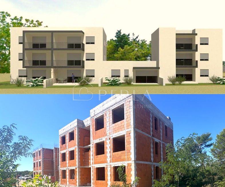 ZATON - NIN, dvosoban stan S2 od 79 m2 s vrtom, NOVOGRADNJA!!! — slika 1